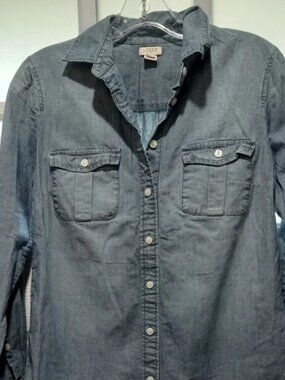J. Crew Ladies Button Up Shirt Size XS